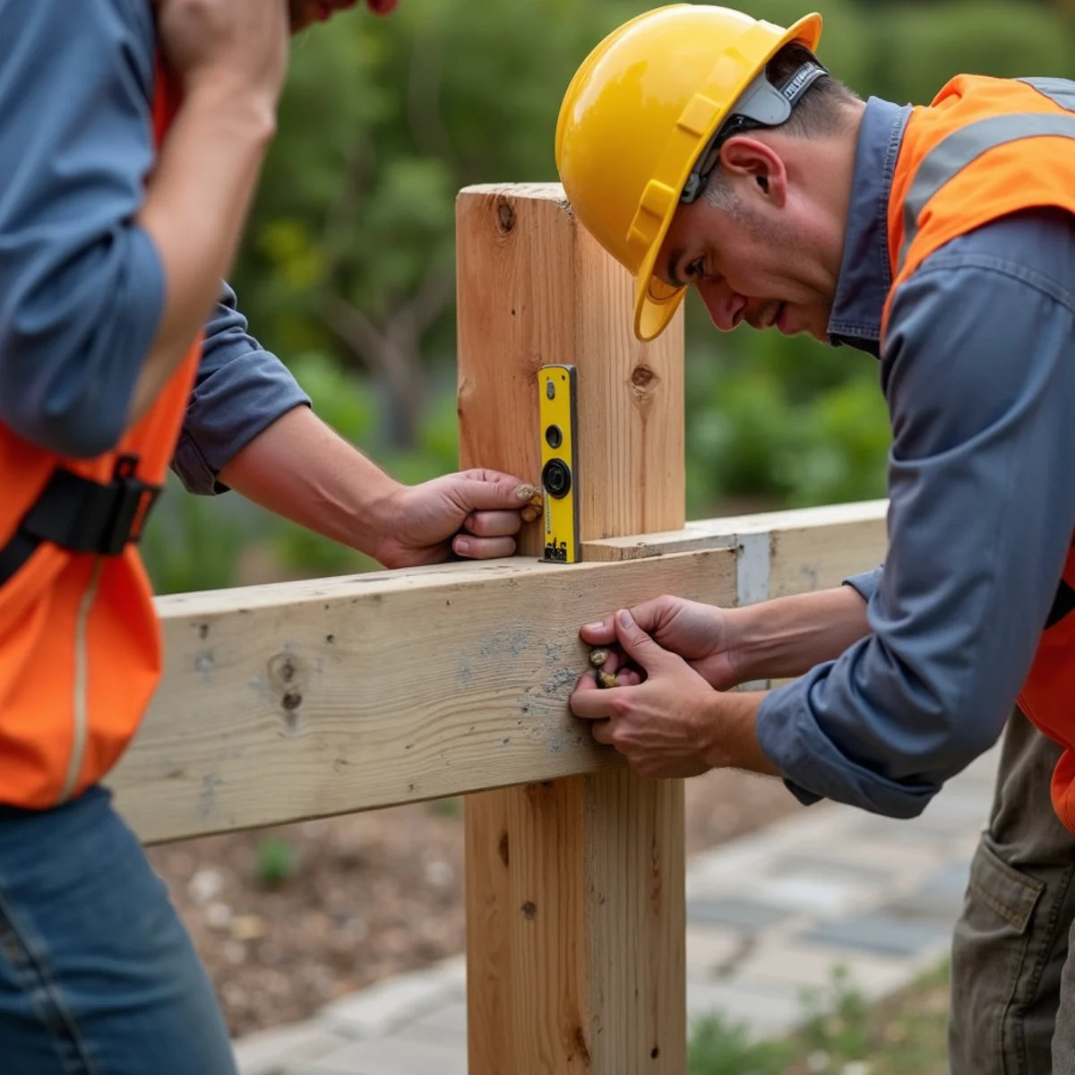 Fence Installation & Repair project in progress in San Diego by SOCAL EXTERIOR SERVICES, INC
