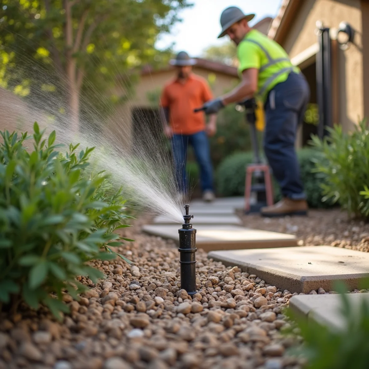 Landscaping and hardscaping on a Bostonia, CA property by SOCAL EXTERIOR SERVICES, INC