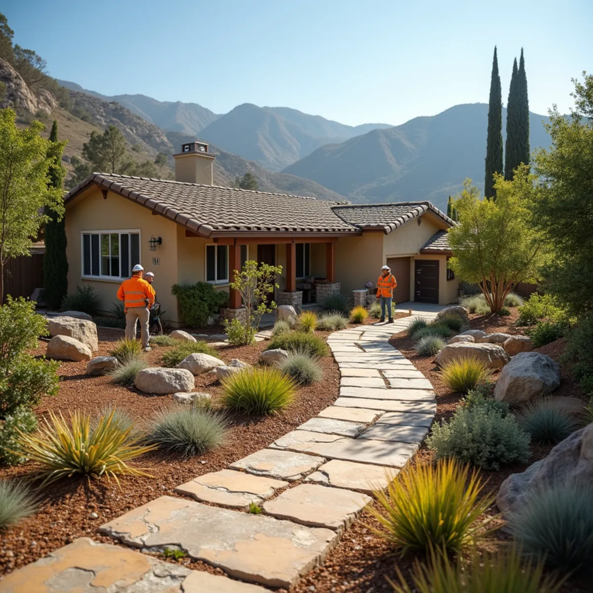 Landscaping services in Escondido by SOCAL EXTERIOR SERVICES, INC
