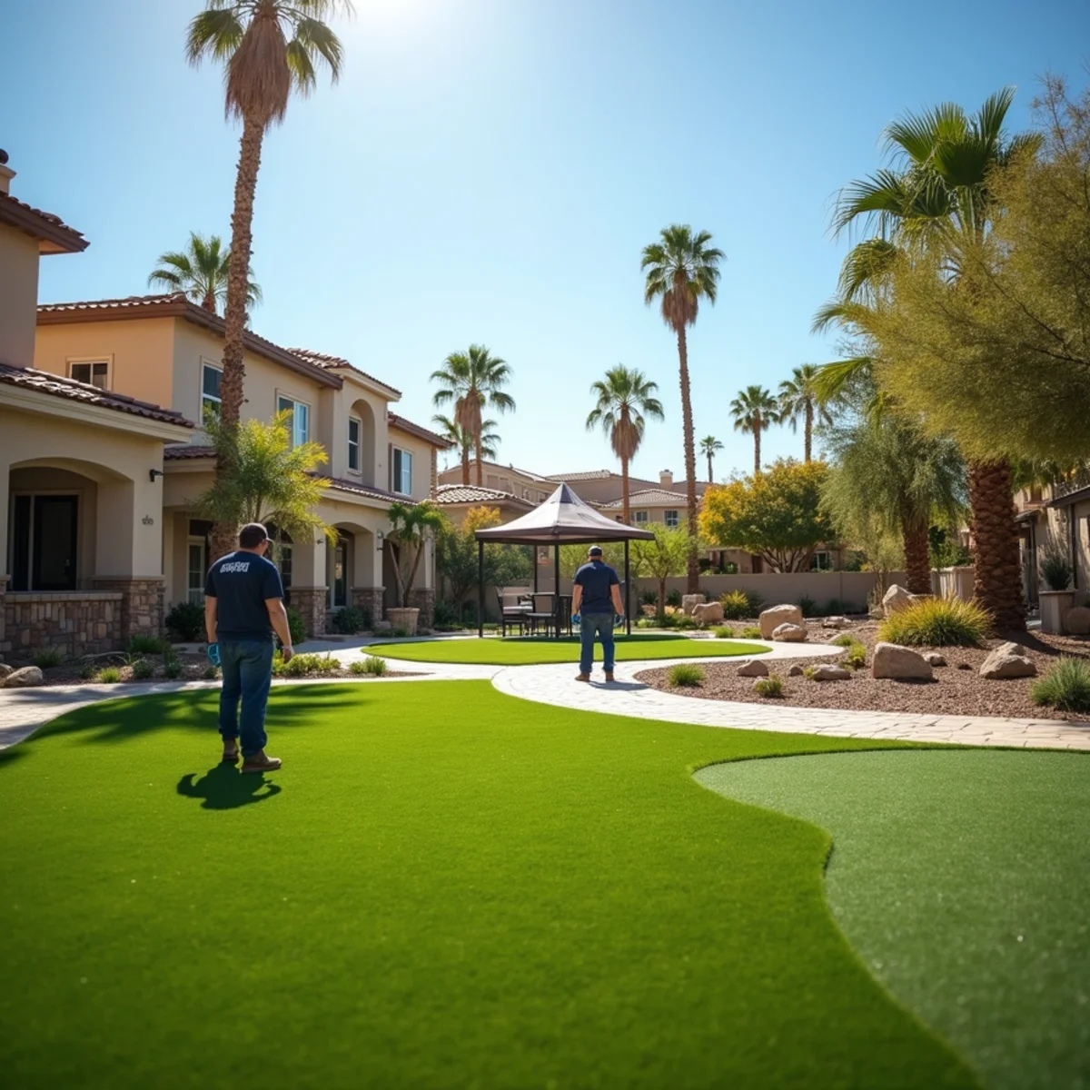 Landscaping services in Indio by SOCAL EXTERIOR SERVICES, INC